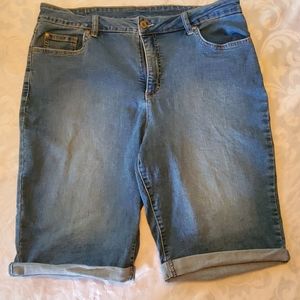 Kim Rogers denim shorts